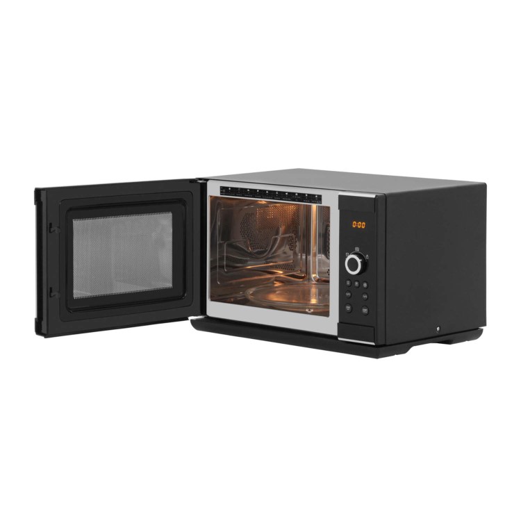 Hotpoint MWH2824B 900 Watt Freestanding Combination Microwave Oven Black