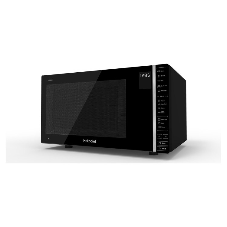 GRADE A2 - Hotpoint MWH301B Cook 30L Microwave Oven - Black