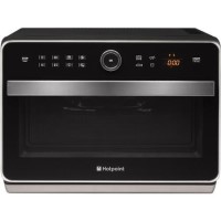 Hotpoint MWH33343B 33L 950W Ultimate Collection Freestanding Combination Microwave Oven in Black