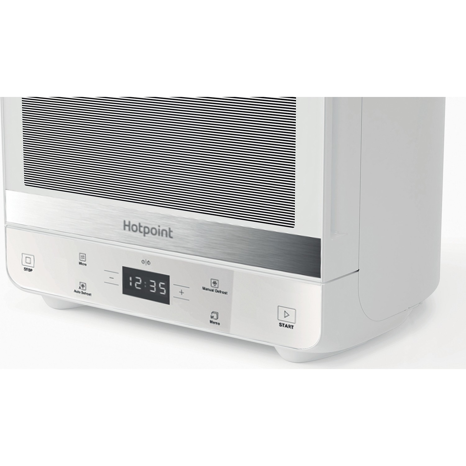 Hotpoint Xtraspace Curve 13L Digital Solo Microwave White MWHC1331FW