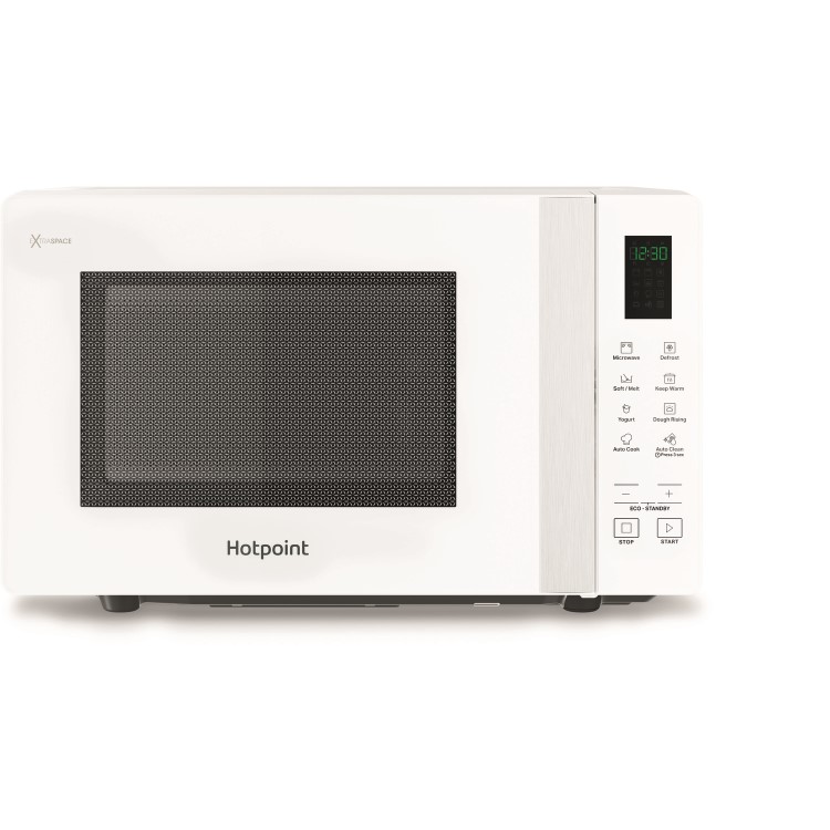 GRADE A3 - Hotpoint MWHF201W Xtraspace Flatbed 20L Microwave Oven - White