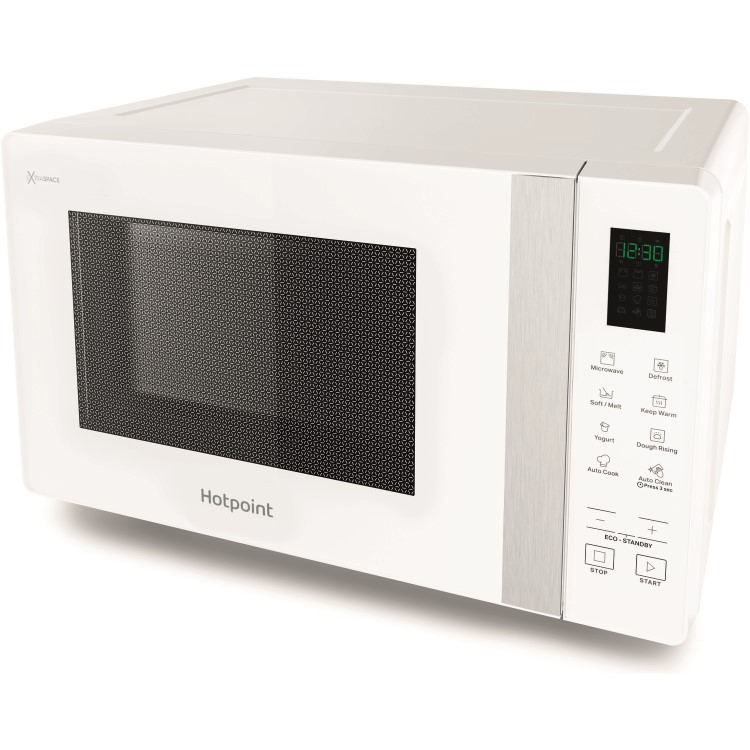 GRADE A3 - Hotpoint MWHF201W Xtraspace Flatbed 20L Microwave Oven - White