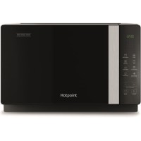 Hotpoint Xtraspace Flatbed 20L Microwave Oven With Grill & Crisp Function - Black