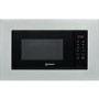 Refurbished Indesit MWI120GX Built In 20L with Grill 800W Microwave Stainless Steel
