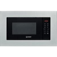 Indesit Built-In 800W Microwave with Grill - Stainless Steel