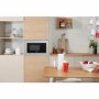 Refurbished Indesit MWI120GX Built In 20L with Grill 800W Microwave Stainless Steel