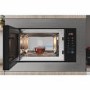 Refurbished Indesit MWI120GX Built In 20L with Grill 800W Microwave Stainless Steel