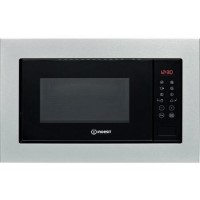 Refurbished Indesit Built-In 900W Microwave with Grill - Stainless Steel
