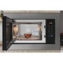 Refurbished Indesit Built-In 900W Microwave with Grill - Stainless Steel