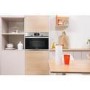 Refurbished Indesit MWI3443IX Built In 40L with Grill 900W Microwave Stainless Steel