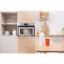 Refurbished Indesit MWI3443IX Built In 40L with Grill 900W Microwave Stainless Steel