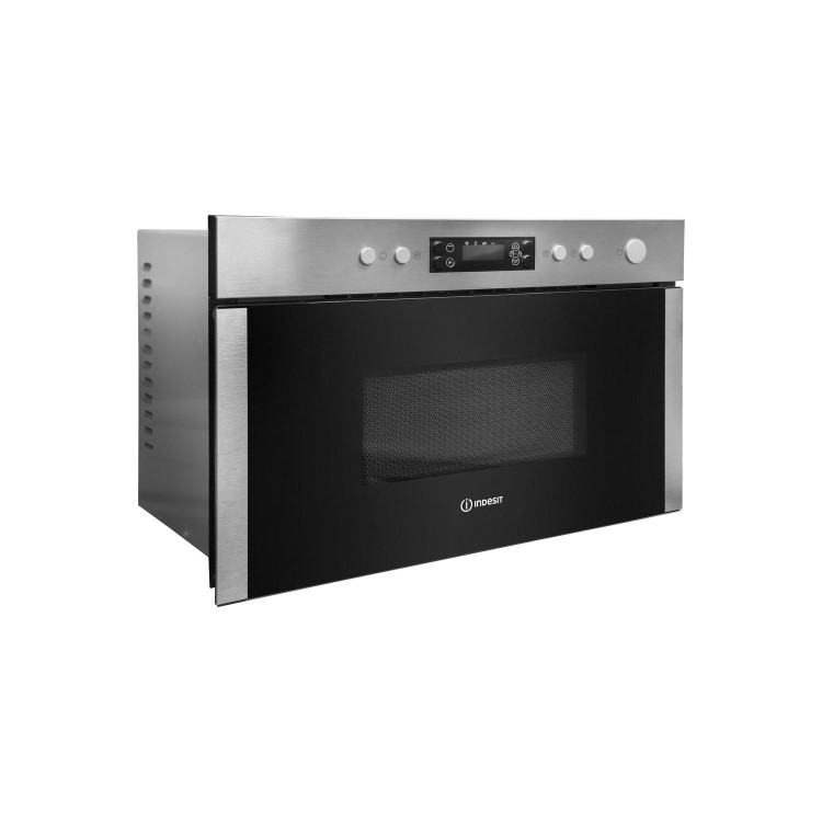 Indesit Built-In Microwave with Grill - Stainless Steel