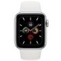 Apple Watch Series 5 GPS 40mm Silver Aluminium Case with White Sport Band