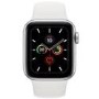 Apple Watch Series 5 GPS 40mm Silver Aluminium Case with White Sport Band