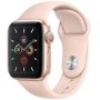 Apple Watch Series 5 GPS 40mm Gold Aluminium Case with Pink Sand Sport Band