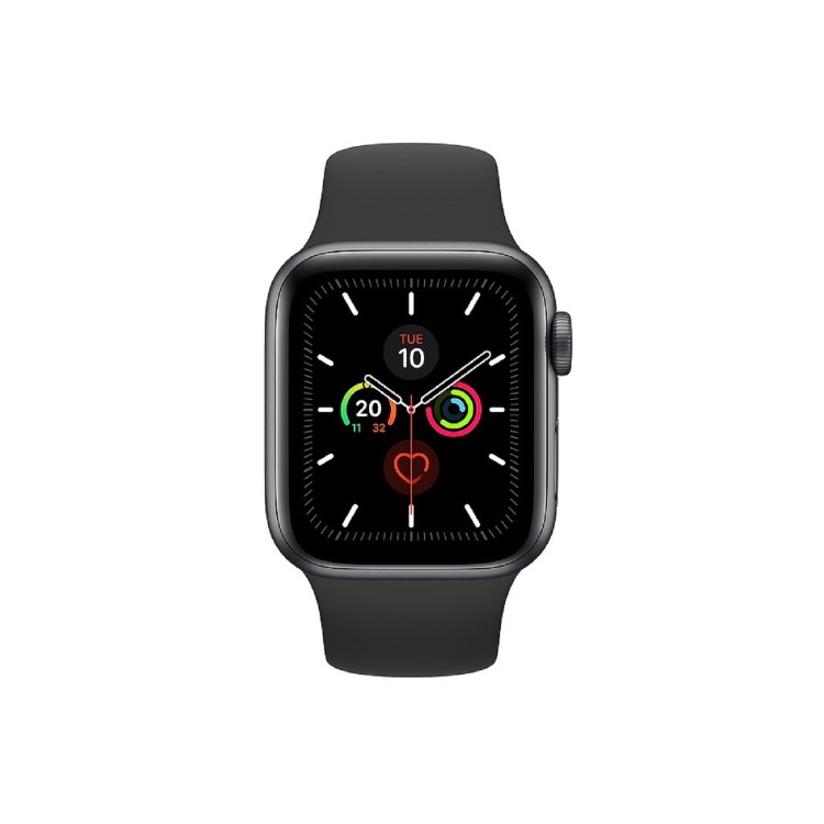 Apple Watch Series 5 GPS 40mm Space Grey Aluminium Case with Black Sport Band