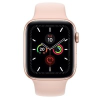 Apple Watch Series 5 GPS + Cellular 44mm Gold Aluminium Case with Pink Sand Sport Band