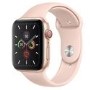 Apple Watch Series 5 GPS + Cellular 44mm Gold Aluminium Case with Pink Sand Sport Band