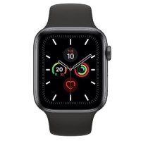 Apple Watch Series 5 GPS + Cellular 44mm Space Grey Aluminium Case with Black Sport Band