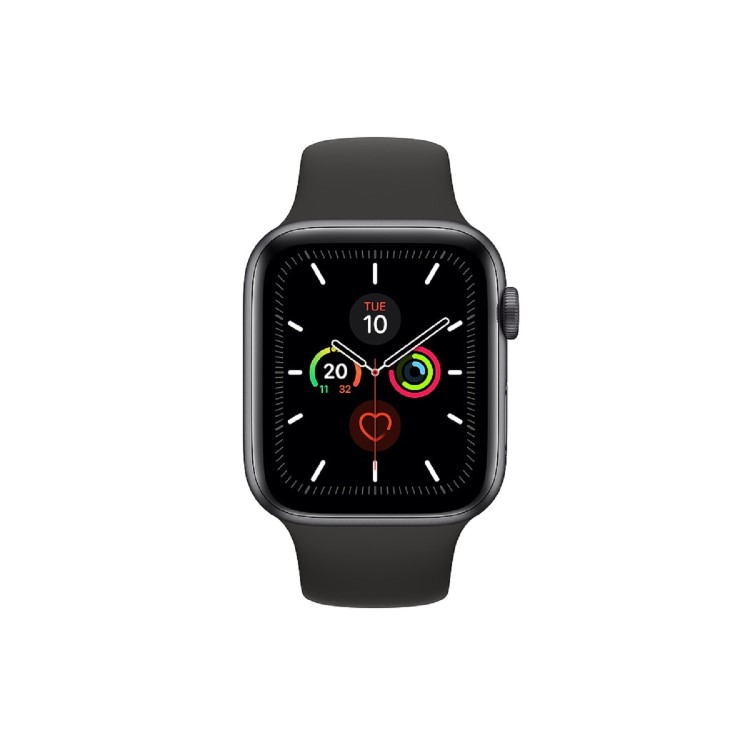 Apple Watch Series 5 GPS + Cellular 44mm Space Grey Aluminium Case with Black Sport Band