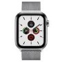 Apple Watch Series 5 GPS + Cellular 44mm Stainless Steel Case with Stainless Steel Milanese Loop