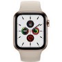 Apple Watch Series 5 GPS + Cellular 44mm Gold Stainless Steel Case with Stone Sport Band