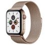 Apple Watch Series 5 GPS + Cellular 44mm Gold Stainless Steel Case with Gold Milanese Loop