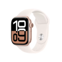 MWWH3QA/A Apple Watch Series 10 GPS 42mm Rose Gold Aluminium Case with Light Blush Sport Band - S/M