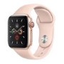 Apple Watch Series 5 GPS + Cellular 40mm Gold Aluminium Case with Pink Sand Sport Band