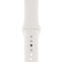Apple Watch Series 5 GPS + Cellular 40mm Stainless Steel Case with White Sport Band