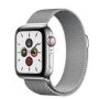 Apple Watch Series 5 GPS + Cellular 40mm Stainless Steel Case with Stainless Steel Milanese Loop