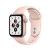 Apple Watch SE GPS + Cellular - 40mm Gold Aluminium Case with Pink Sand Sport Band - Regular