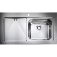 Rangemaster MZ10001L Mezzo 1000x605 1.0 Bowl LHD Stainless Steel Sink