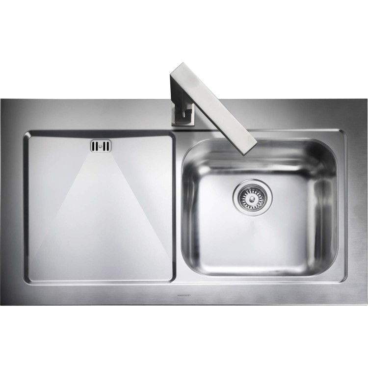 Rangemaster MZ10001L Mezzo 1000x605 1.0 Bowl LHD Stainless Steel Sink
