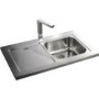 Rangemaster MZ10001L Mezzo 1000x605 1.0 Bowl LHD Stainless Steel Sink