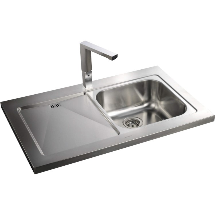 Rangemaster MZ10001L Mezzo 1000x605 1.0 Bowl LHD Stainless Steel Sink