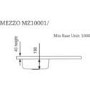Rangemaster MZ10001L Mezzo 1000x605 1.0 Bowl LHD Stainless Steel Sink