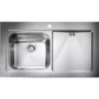 Rangemaster MZ10001R Mezzo 1000x605 1.0 Bowl RHD Stainless Steel Sink