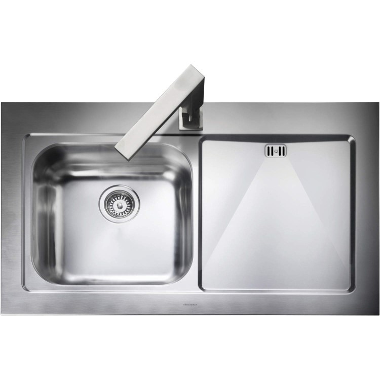 Rangemaster MZ10001R Mezzo 1000x605 1.0 Bowl RHD Stainless Steel Sink