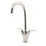 Taylor & Moore Malvern Twin Lever Quarter Turn Chrome Monobloc Kitchen Tap