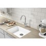 Taylor & Moore Malvern Twin Lever Quarter Turn Chrome Monobloc Kitchen Tap