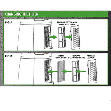 Optional Meaco12le-filter HEPA filter