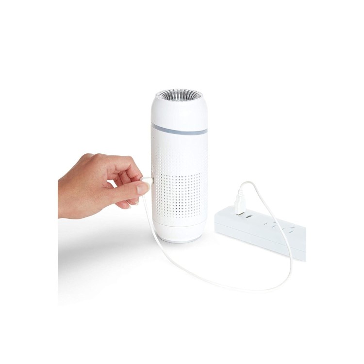 GRADE A1 - Munchkin Portable Air Purifier 4-Stage True HEPA Filtration System