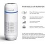 GRADE A1 - Munchkin Portable Air Purifier 4-Stage True HEPA Filtration System