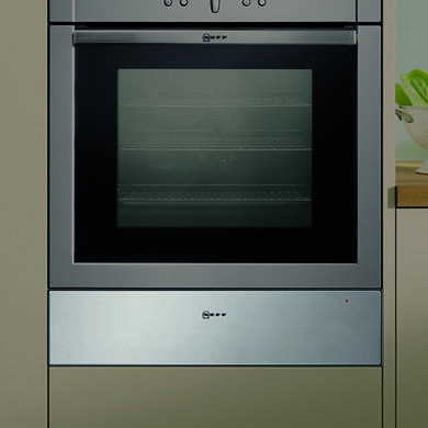 Neff N21H45N0GB 14cm High Handleless Warming Drawer Stainless Steel