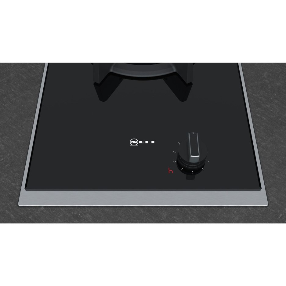 Neff N23TA19N0 30cm Domino Wok Gasonglass Hob Black Appliances Direct