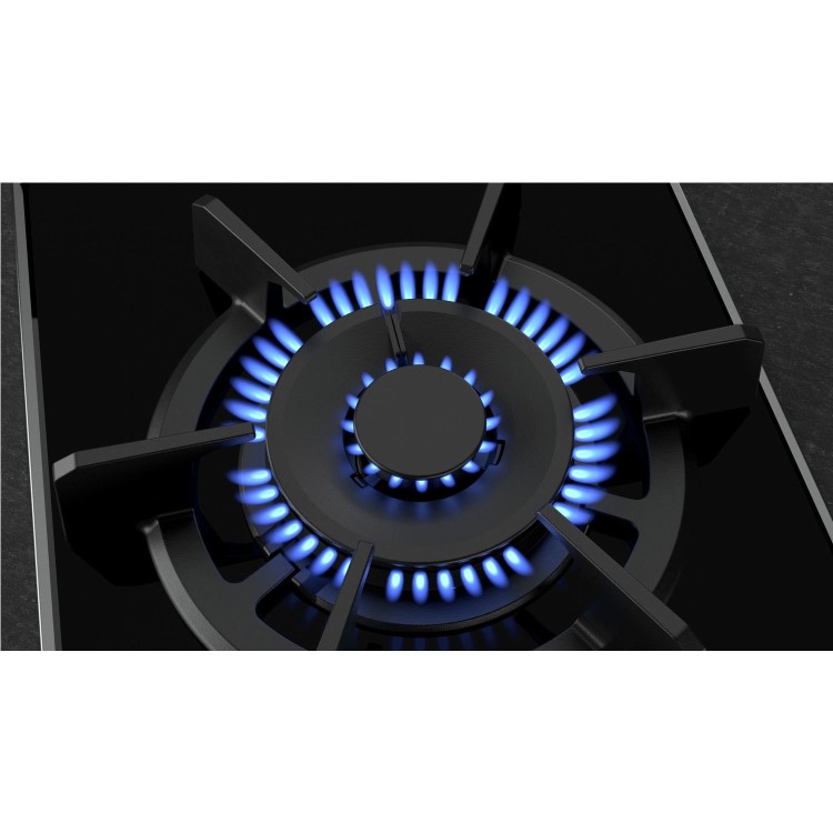 GRADE A1 - Neff N23TA19N0 30cm Domino Wok Gas-on-glass Hob Black