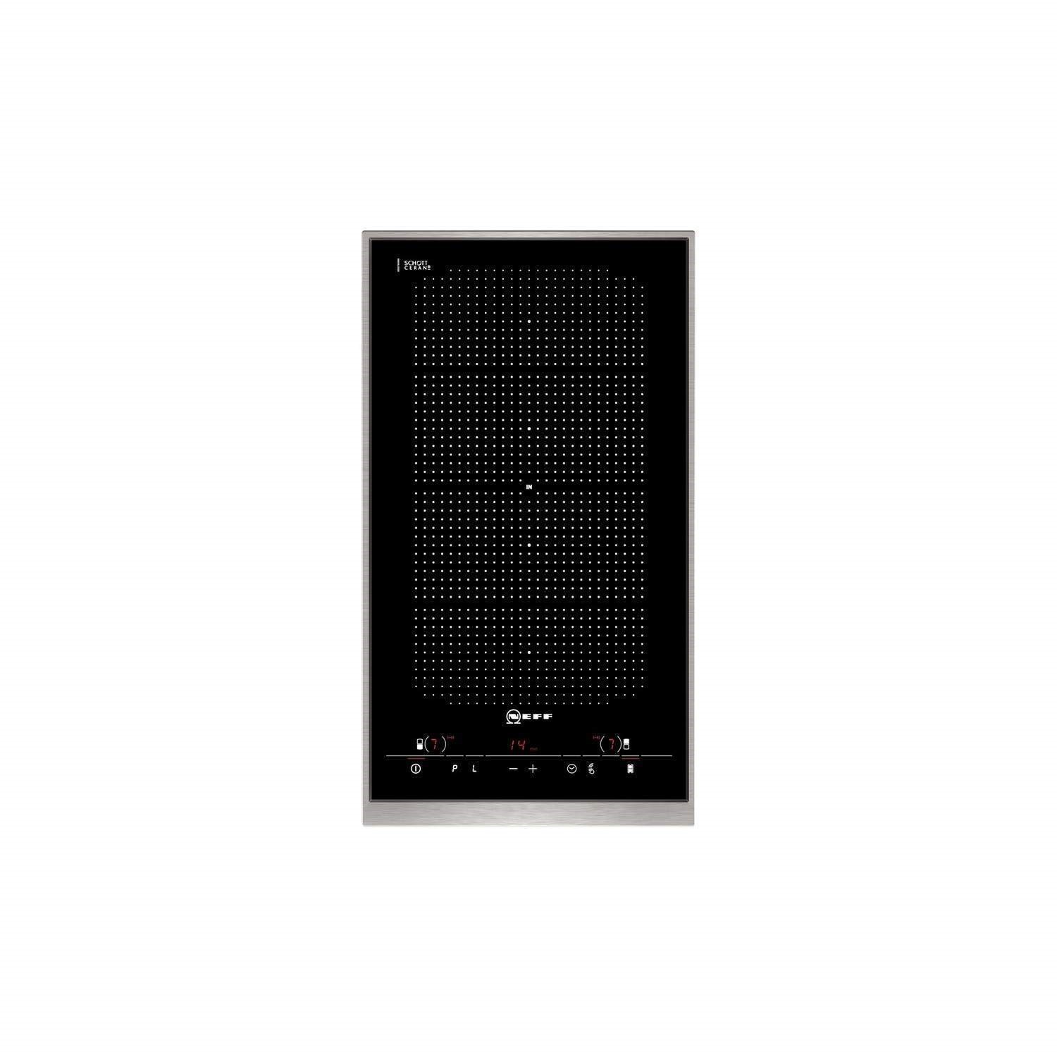 Neff N54D30N2 30cm Wide Domino Touch Control Two Zone Induction Hob