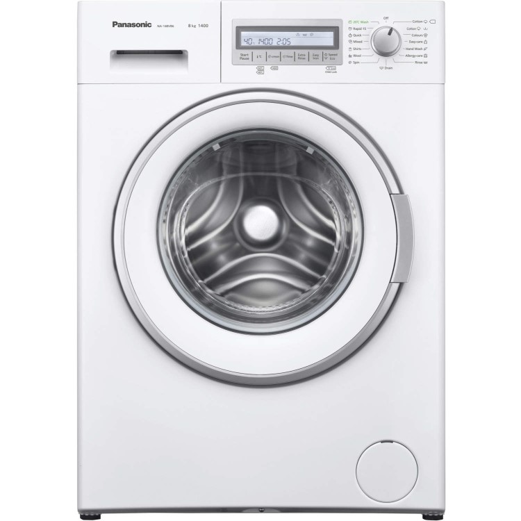Panasonic NA-148VB6WGB 8kg 1400rpm Freestanding Washing Machine White