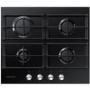 Samsung 60cm 4 Burner Gas On Glass Hob - Black